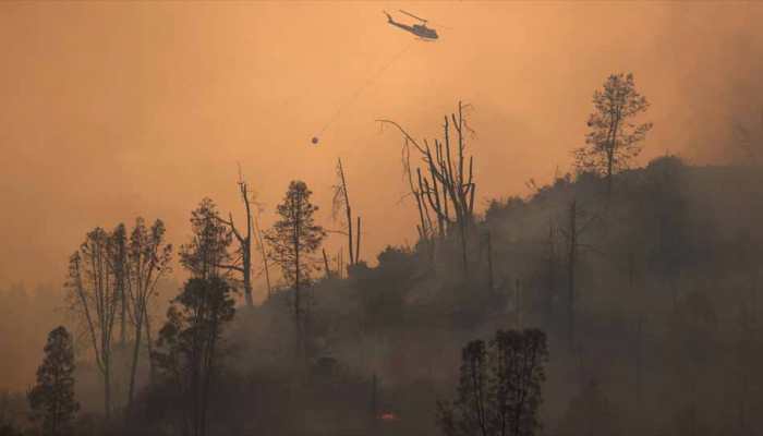 Wildfires rage across US Northwest, California governor blames climate change