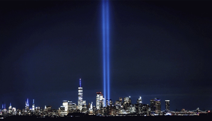 19 years of 9/11: New York shines in blue as 'Tribute in Light'