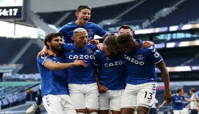 Premier League: Everton beat Tottenham for first time since 2012 as Calvert-Lewin heads winner