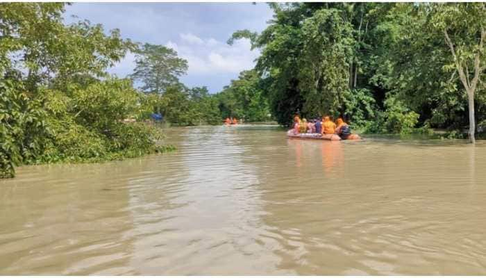 Fresh floods across four Assam districts affect over 34,000 people, kill one 