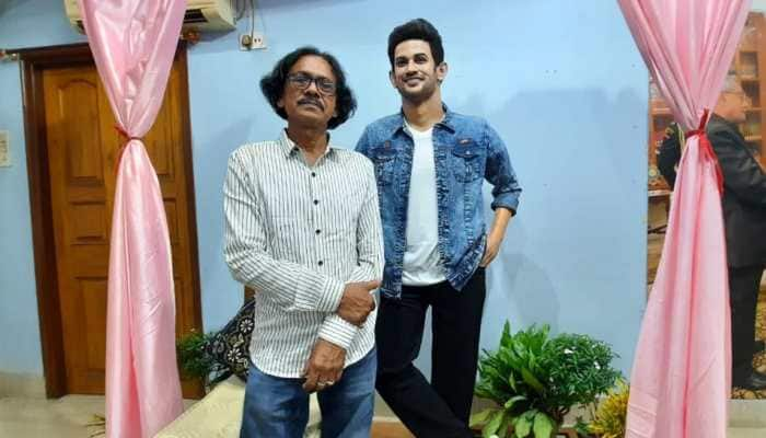 Sushant Singh Rajput&#039;s first wax statue comes up in West Bengal - In Pics