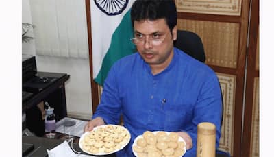 Tripura CM Biplab Kumar Deb launches bamboo cookies, honey bottle to promote 'vocal for local' initiative