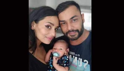Mayanti Langer, Stuart Binny blessed with a baby boy; anchor posts pic on social media