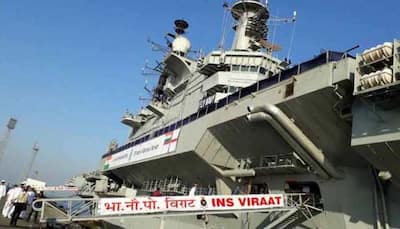 Decommissioned aircraft carrier INS 'Viraat' on final voyage to Gujarat, to be dismantled and sold as scrap