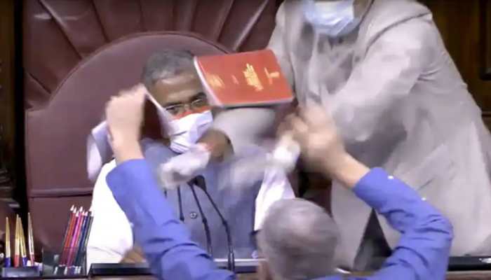 Derek O&#039;Brien, 7 other Opposition MPs suspended over Rajya Sabha ruckus on farm bills