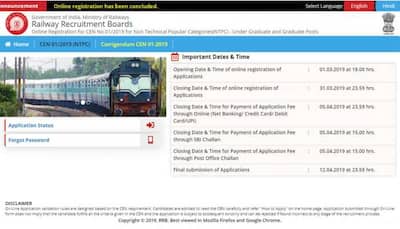RRB NTPC Recruitment 2020: Application status released at rrbonlinereg.co.in — Check direct link, other details here 