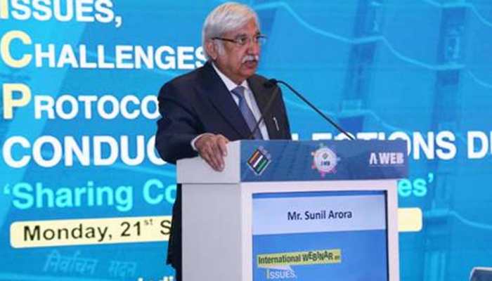 CEC Sunil Arora underscores commitment of EMBs to conduct of timely and fair elections