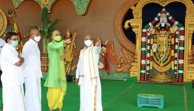 Two CMs to take part in Brahmotsavam celebration in Andhra Pradesh's Tirumala on September 23