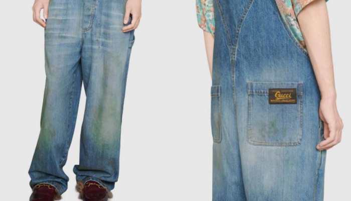 Top international brand Gucci's price for grass-stained jeans and overalls raise eyebrows