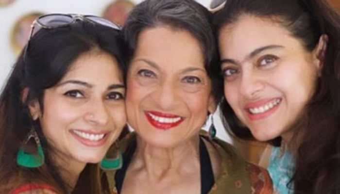 Kajol, Tanishaa wish &#039;warrior&#039; mother Tanuja on her 77th birthday!