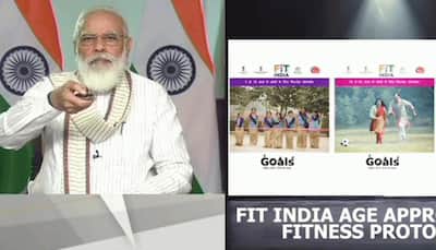 PM Narendra Modi launches 'Fit India' protocols on first anniversary of 'Fit India Movement', interacts with fitness enthusiasts