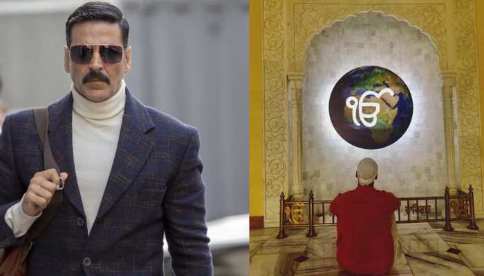 Akshay Kumar takes break from &#039;Bellbottom&#039; shoot, visits Gurudwara in UK