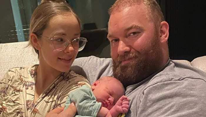 Game of Thrones fame Hafthor Bjornsson aka &#039;The Mountain&#039; and wife blessed with baby boy - First pics inside!