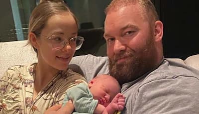 Game of Thrones fame Hafthor Bjornsson aka 'The Mountain' and wife blessed with baby boy - First pics inside!