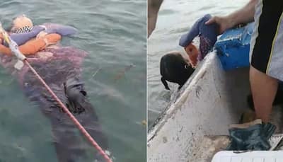 Woman who went missing 2 years ago found floating alive at sea - Watch the dramatic rescue video
