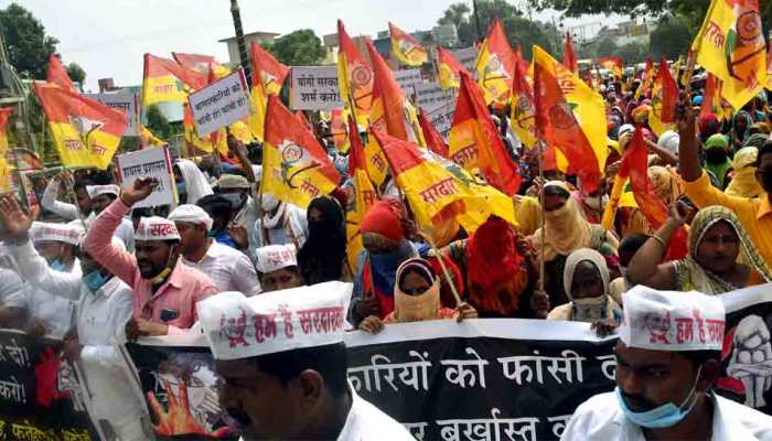 Hathras gang-rape case: UP CM Yogi Adityanath recommends CBI probe; Rahul, Priyanka Gandhi meet victim's kin
