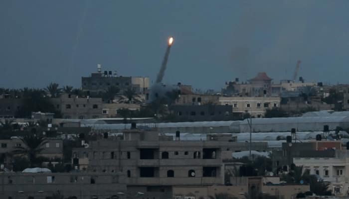 Israel army strikes Hamas military target in response to Gaza rocket attack