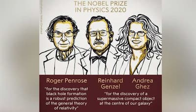 Nobel Prize 2020 in Physics jointly awarded to scientists Roger Penrose, Reinhard Genzel and Andrea Ghez