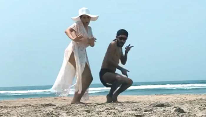 Nora Fatehi's viral beach dance with this mystery guy is breaking the internet - Watch 