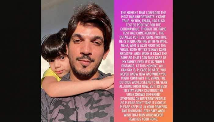 After wife, TV actor Arjun Bijlani&#039;s 6-year-old son tests COVID-19 positive