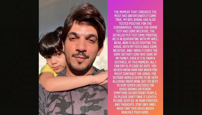 After wife, TV actor Arjun Bijlani's 6-year-old son tests COVID-19 positive