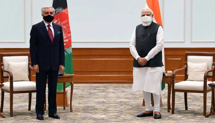 Afghanistan&#039;s Abdullah Abdullah meets PM Narendra Modi, briefs about intra-Afghan talks in Doha