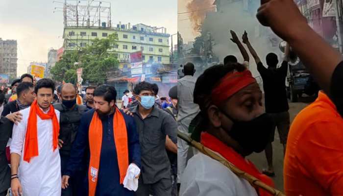 Nabbano Cholo: Water cannons used on BJP workers contained chemicals? Here&#039;s what Bengal government says