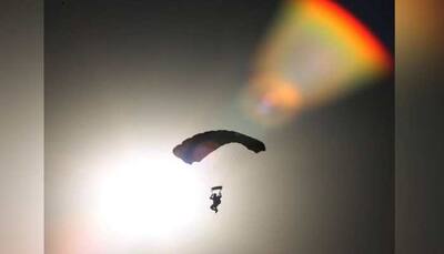 IAF achieves new record of highest skydive landing at Khardungla Pass in Leh