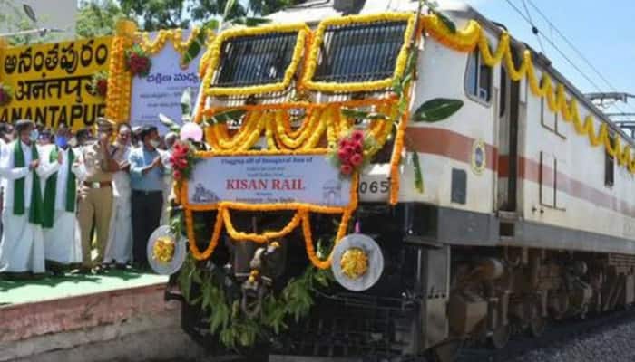 Transportation of notified fruits and vegetables on Kisan Rail to get 50% subsidy