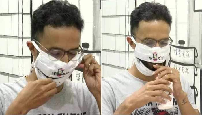 This Kolkata cafe offers masks with zip, customers can eat food without taking it off