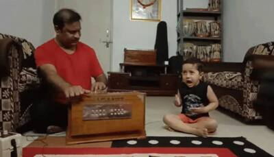 Father-son duo singing session impresses Amitabh Bachchan, video goes viral