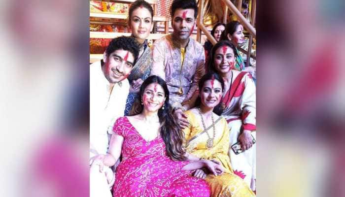 Durga Puja special album: A look at how Kajol, Rani Mukerji, Sushmita Sen and other stars celebrate the festival