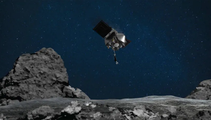 NASA&#039;s Osiris-Rex collects samples from asteroid Bennu