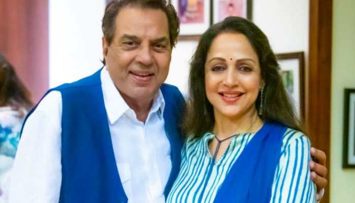 Dharmendra, Hema Malini&#039;s pics from her birthday celebrations leave fans awestruck