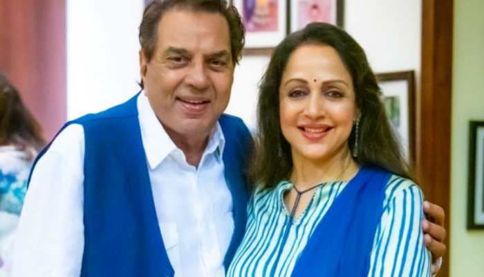 Dharmendra, Hema Malini's pics from her birthday celebrations leave fans awestruck