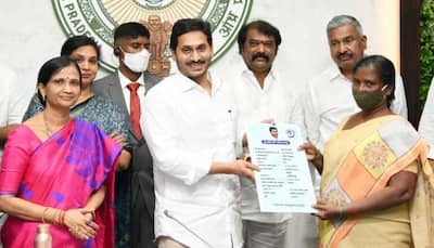 Andra Pradesh CM YS Jaganmohan Reddy launches YSR Bima scheme, poor families of accident victims to get Rs 10,000 aid