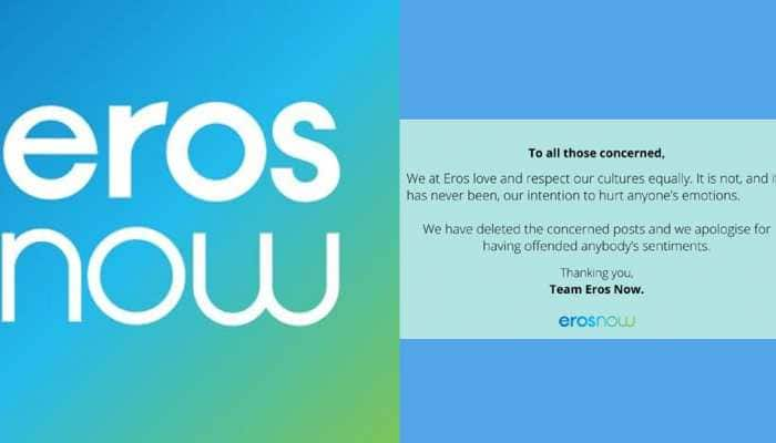 Eros Now issues apology over controversial Navratri posts on social media, Twitterati call for boycott!