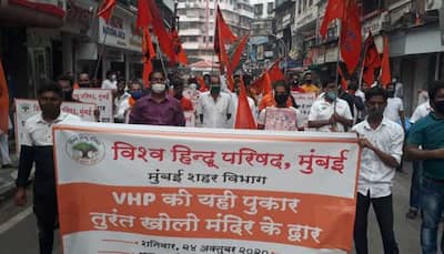 VHP launches massive agitation to press for reopening of temples across Maharashtra