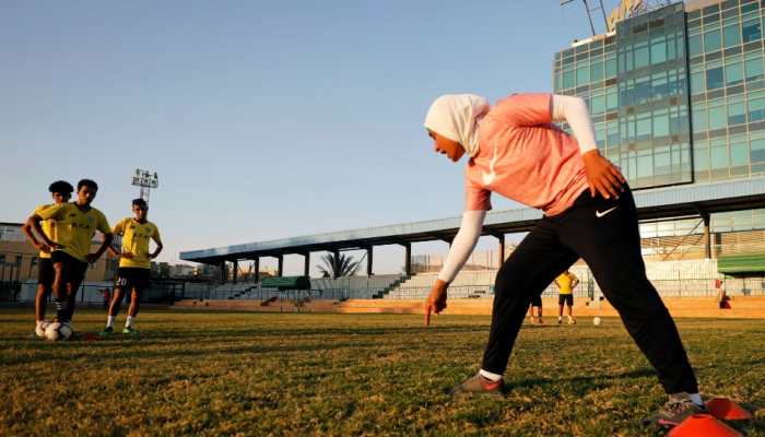 Soccer star Faiza Heidar becomes first woman to coach a men's pro team in Egypt
