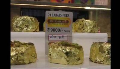 Surat-based shop sells 'gold ghari' at Rs 9,000 per kg ahead of festival