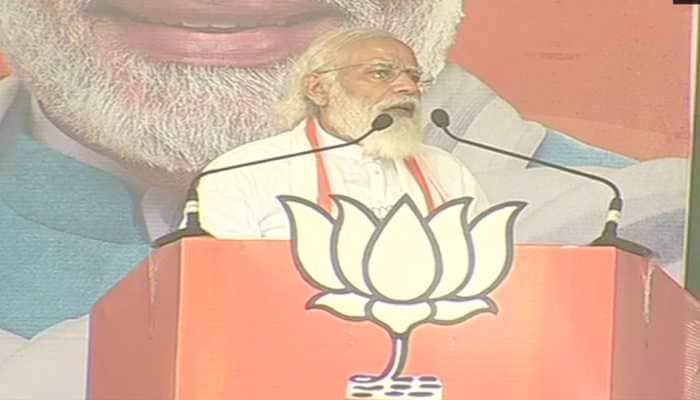 Arrogance losing in Bihar and hard work is winning, says PM Narendra Modi amid voting