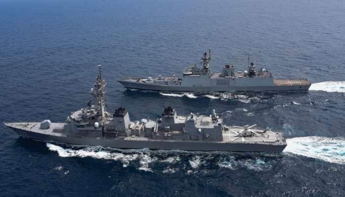 Amid India-China border row, navies of Quad nations kick-start Malabar exercise in Bay of Bengal