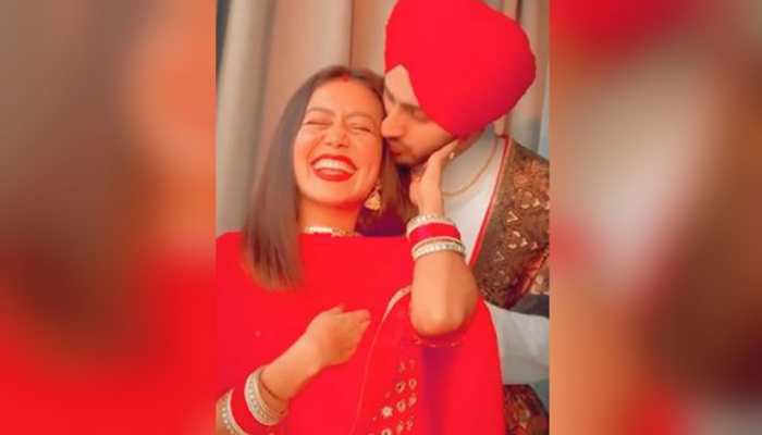 On Karwa Chauth, Neha Kakkar and Rohanpreet Singh&#039;s adorable video takes over the internet - Watch