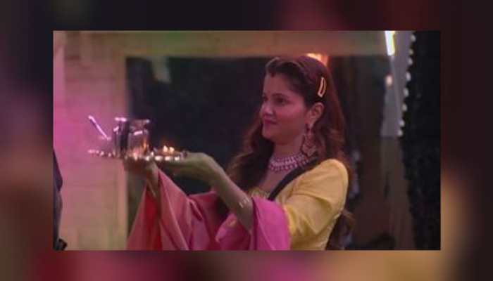 Rubina Dilaik and Abhinav Shukla celebrate Karwa Chauth inside Bigg Boss 14 house, fans love it!