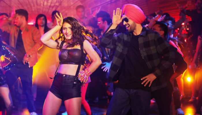 Diljit Dosanjh and Fatima Sana Shaikh&#039;s peppy dance number Ladki Dramebaaz Hai is out - Watch