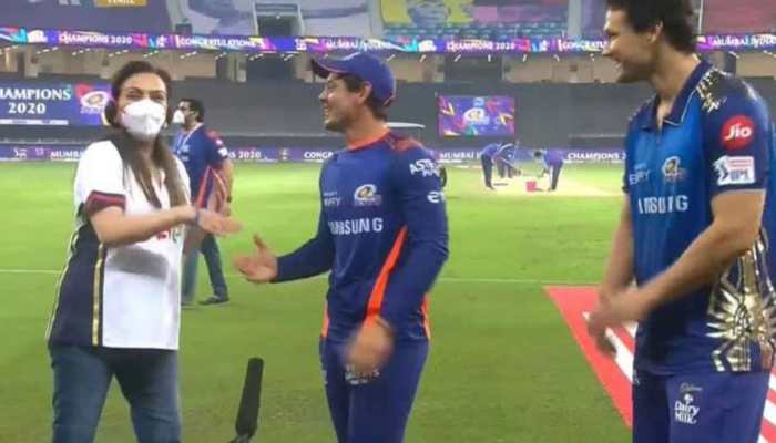 IPL 2020 Final: Nita Ambani left embarrassed after hilariously crashing Mumbai Indians' player's interview, Watch here!