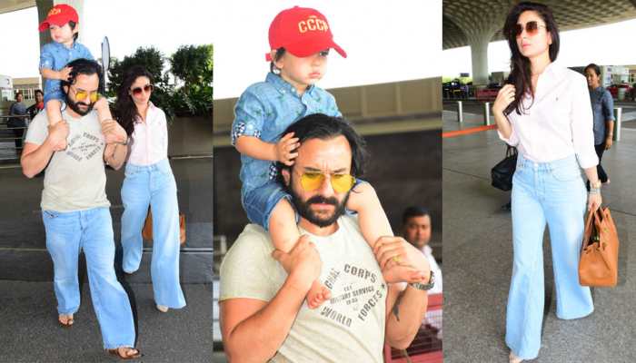 Taimur Ali Khan singing birthday song with mom Kareena and daddy cool Saif Ali Khan goes viral - Watch