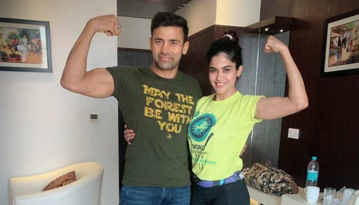 Aashram actress Aaditi Pohankar trained hard for her character and these pics are solid proof!