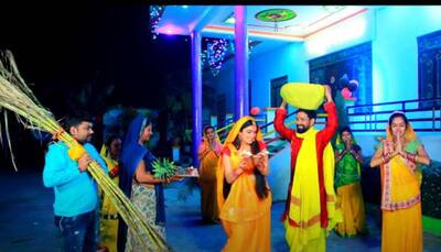 Chhath Geet 2020: Aamrapali Dubey releases new Bhojpuri song Chala Chhathi Ghate, starring Dinesh Lal Yadav Nirahua - Watch