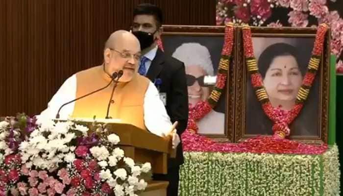 Union Home Minister Amit Shah slams Congress and DMK, says &#039;Narendra Modi govt has given Tamil Nadu its due rights&#039;